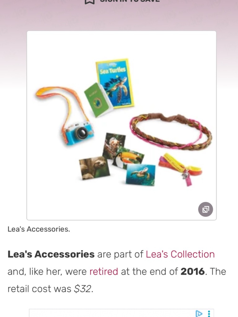 Lea's Accessories Sea Turtle Camera & Bracelet Set - Blue, Pink, Brown